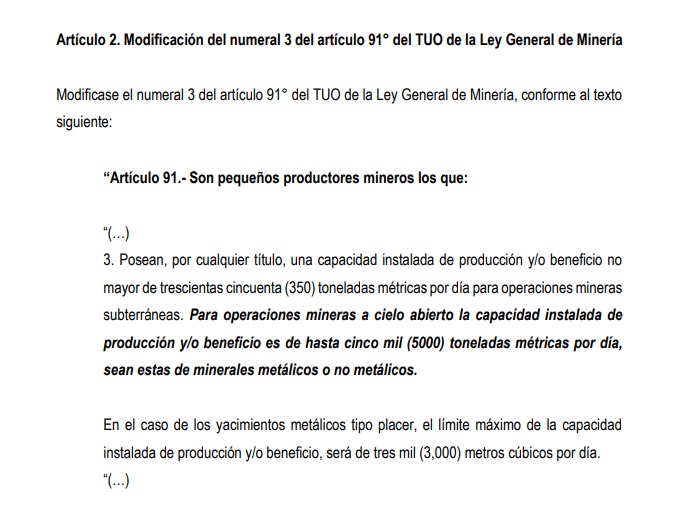 Articulo 2. modificación del numeral 3 del articulo 91°